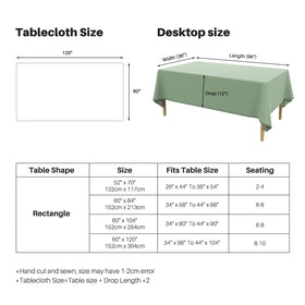 IVAPUPU cafe scene with sage green textured tablecloth adding color