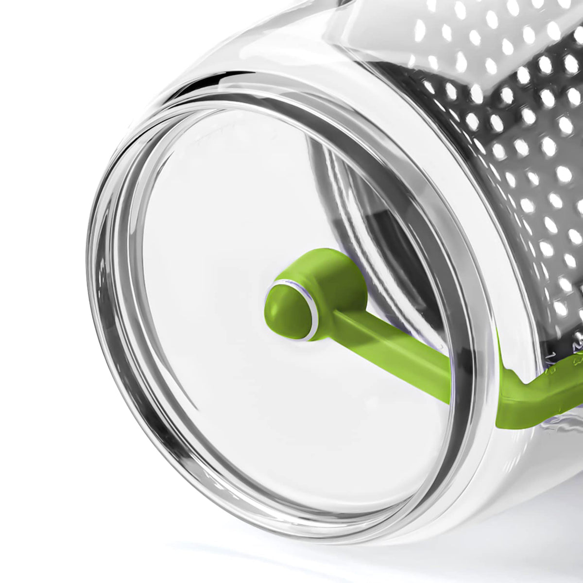 IVYHOME top lid strainer traps debris for cleaner gravies.