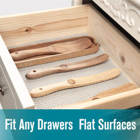 Iwtmm anti-slip liner closeup demonstrates secure grip for stored items