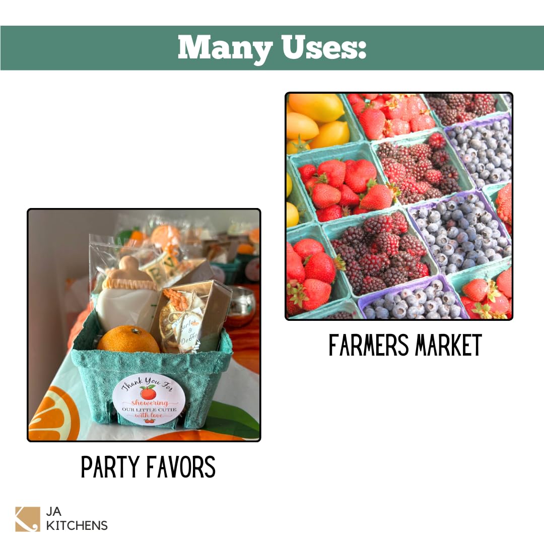 JA Kitchens eco-friendly molded pulp basket ideal for farmers markets