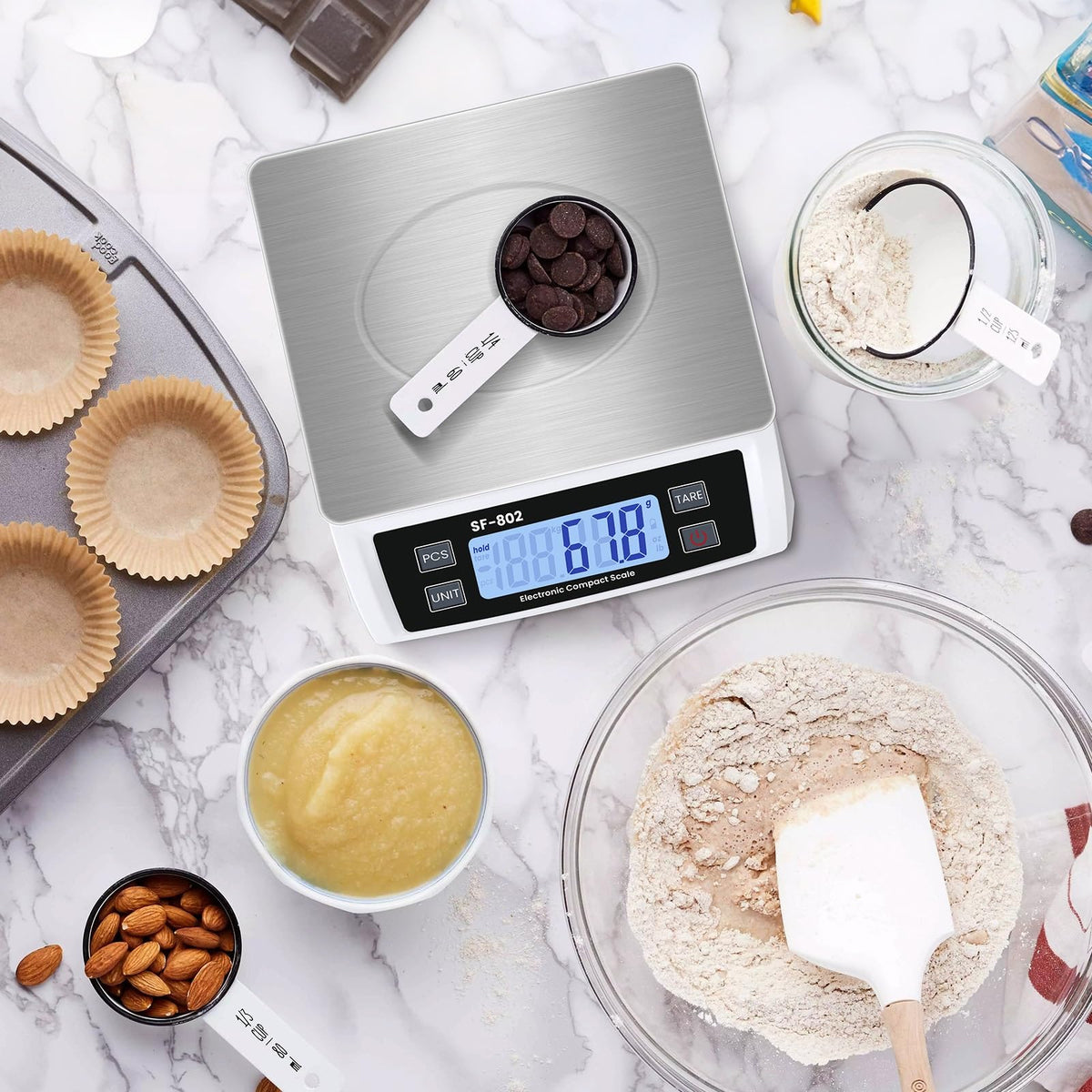 JAQAZNVB ideal for cooking, baking, and precise portioning in homes.