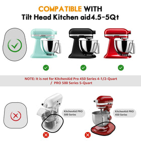 JAYOBGO slider mat under KitchenAid 4.5-5 qt protecting countertops