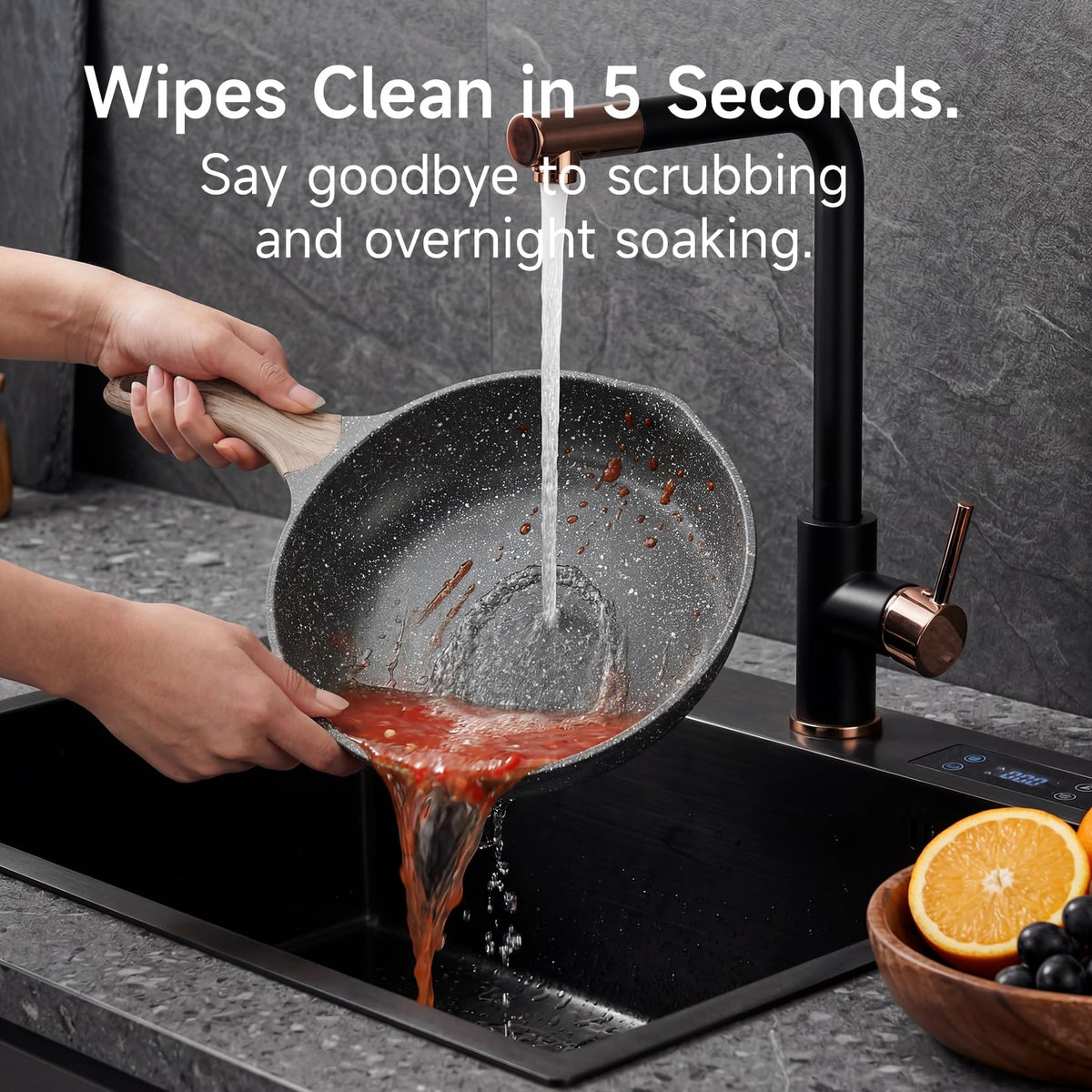 JEETEE nonstick pan supports easy, dependable everyday meals.