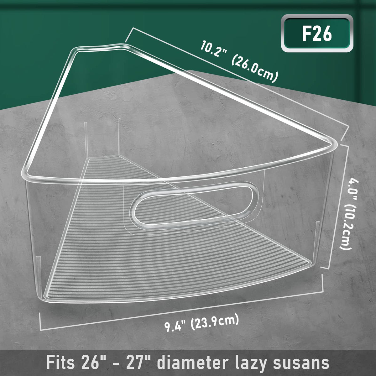 JEISSLIA clear-view bins let you see contents at a glance.