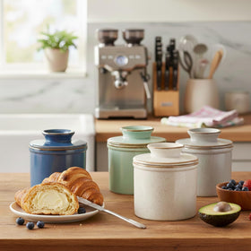 Jersinwei handcrafted butter keeper balances functionality with stylish decor