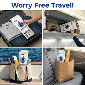 JetBag PRO Bold absorbs a 750 ml bottle for secure travel.