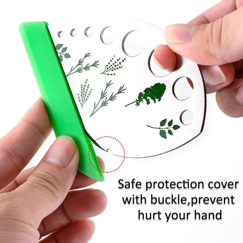 Jiaedge herb stripper in kitchen or garden for quick herb processing.