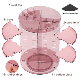 Jiavarry multi-function storage keeps cosmetics and small accessories in one unit.