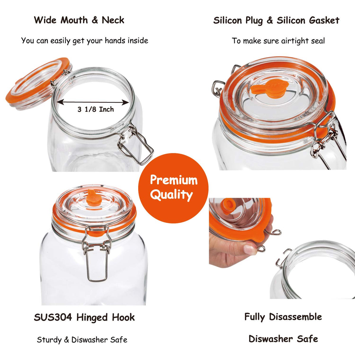 Glass fermentation weights keep vegetables submerged for cleaner ferments