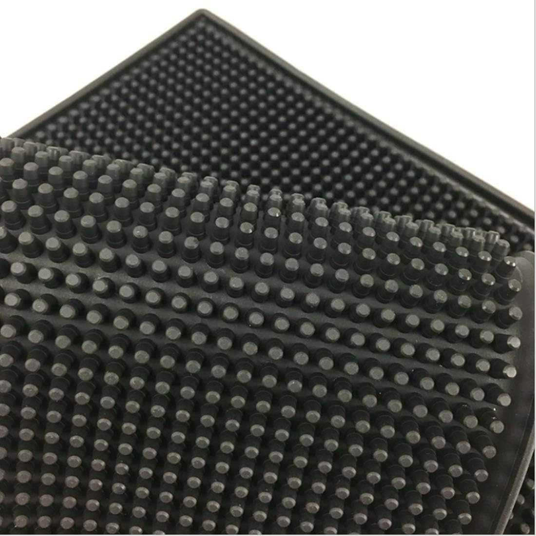 Jinmuxilll easy-clean rubber mat for quick rinse.