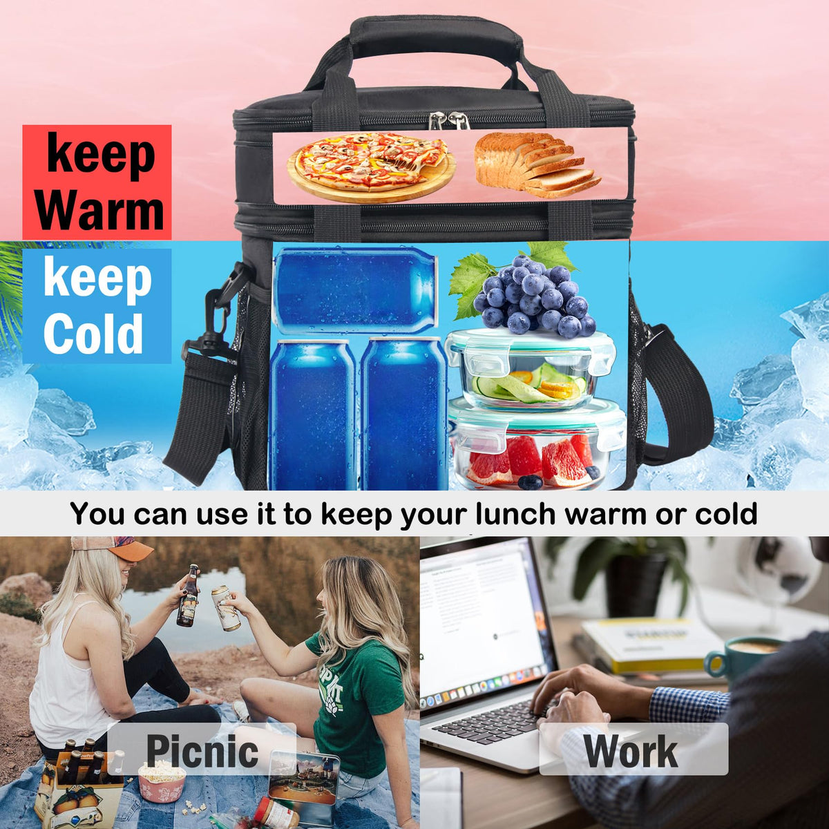 JOINGO waterproof interior with Seamless Heat-Press Technology prevents leaks.