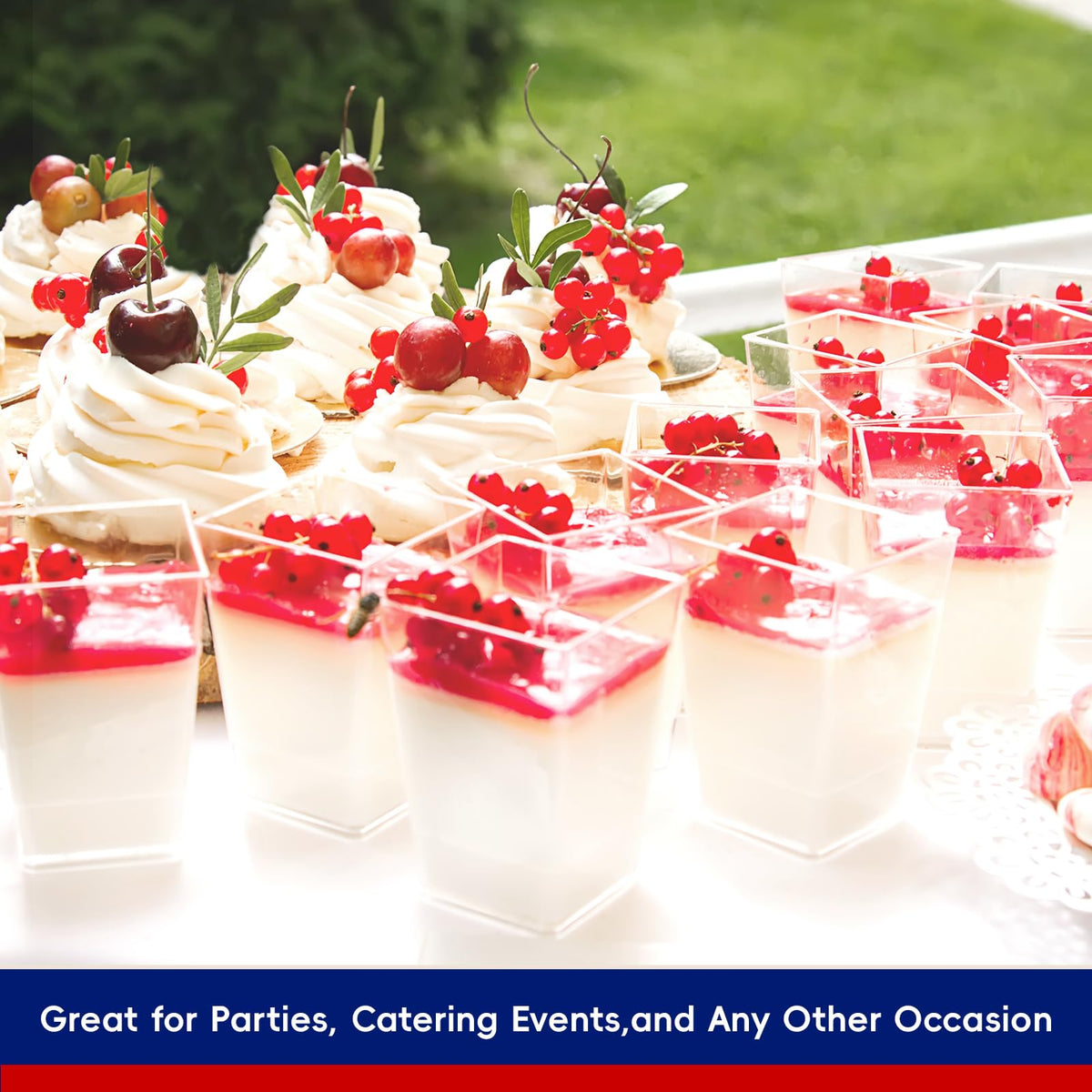 JOLLY CHEF compact stackable cups designed for easy transport