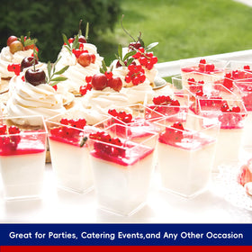 JOLLY CHEF compact stackable cups designed for easy transport