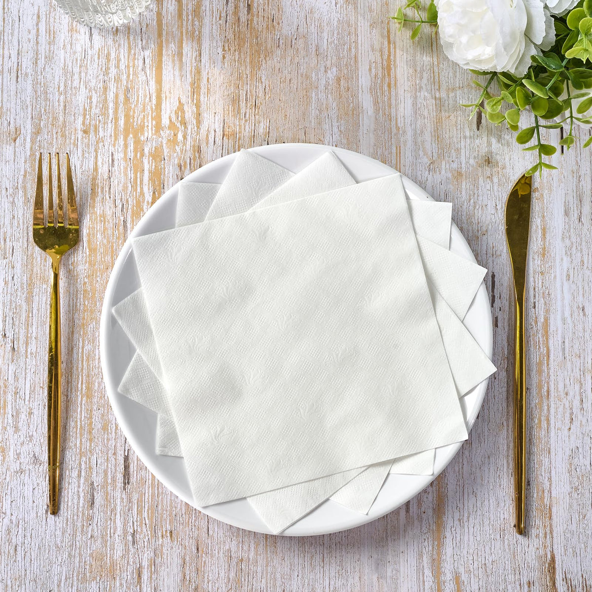 JollyPack two packs of 500 napkins in a convenient bulk bundle