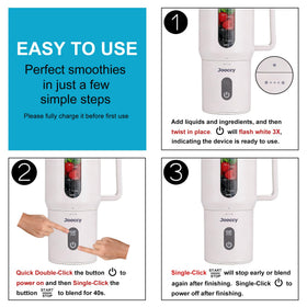 Jooccy 40-second blend performance for quick, satisfying shakes.