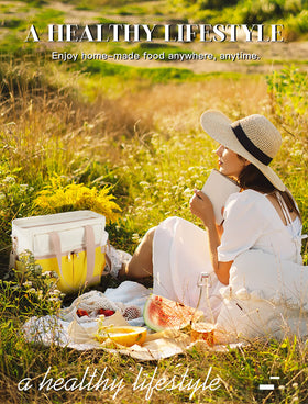 JOYHILL A-PINK lunch bag suited for work and picnics