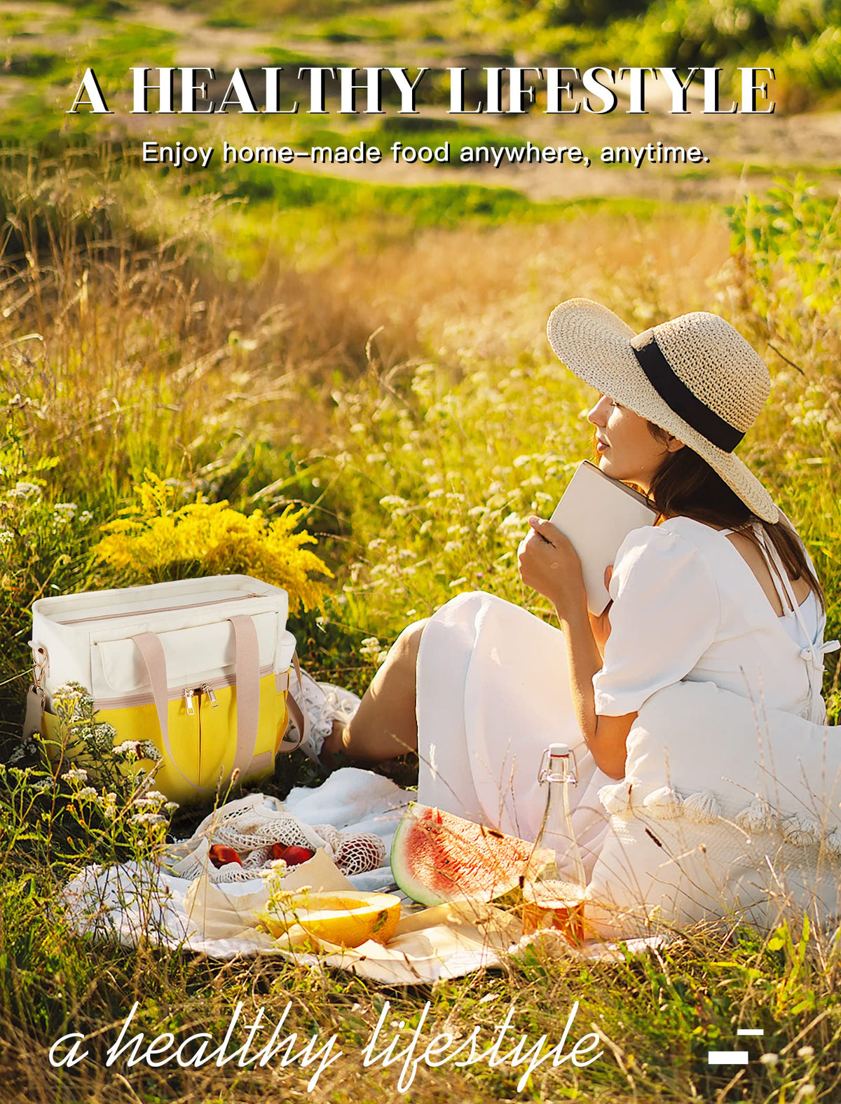 JOYHILL Lunch Bag keeps contents cool with reliable insulation and leakproof design.