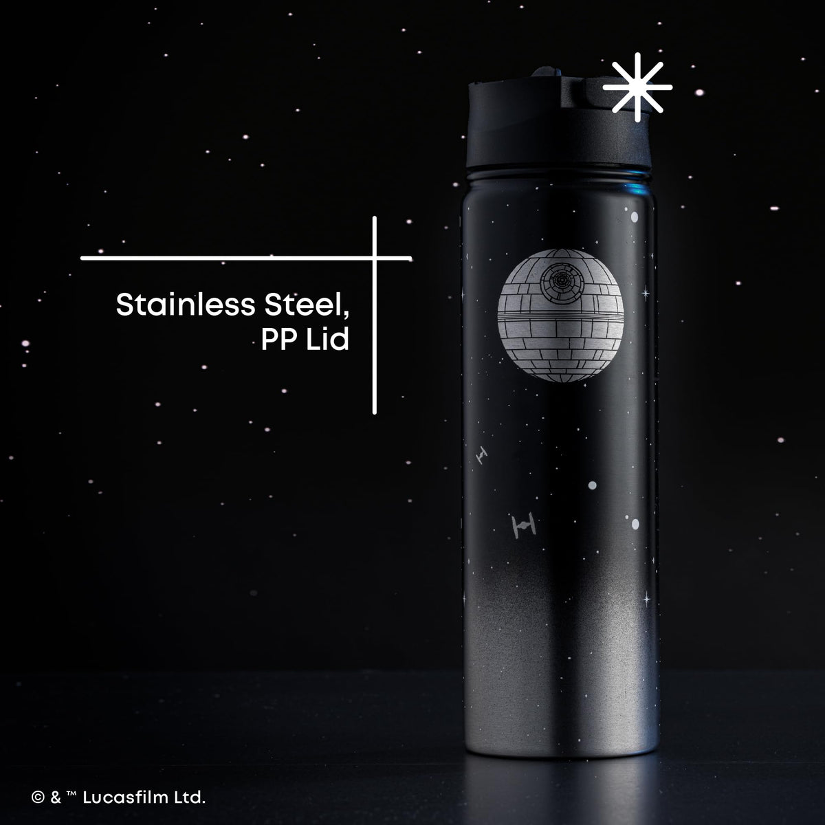 JoyJolt 22oz bottle made of durable stainless steel for travel