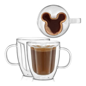 JoyJolt Disney Mickey 3D design inside cups enhances hot drinks