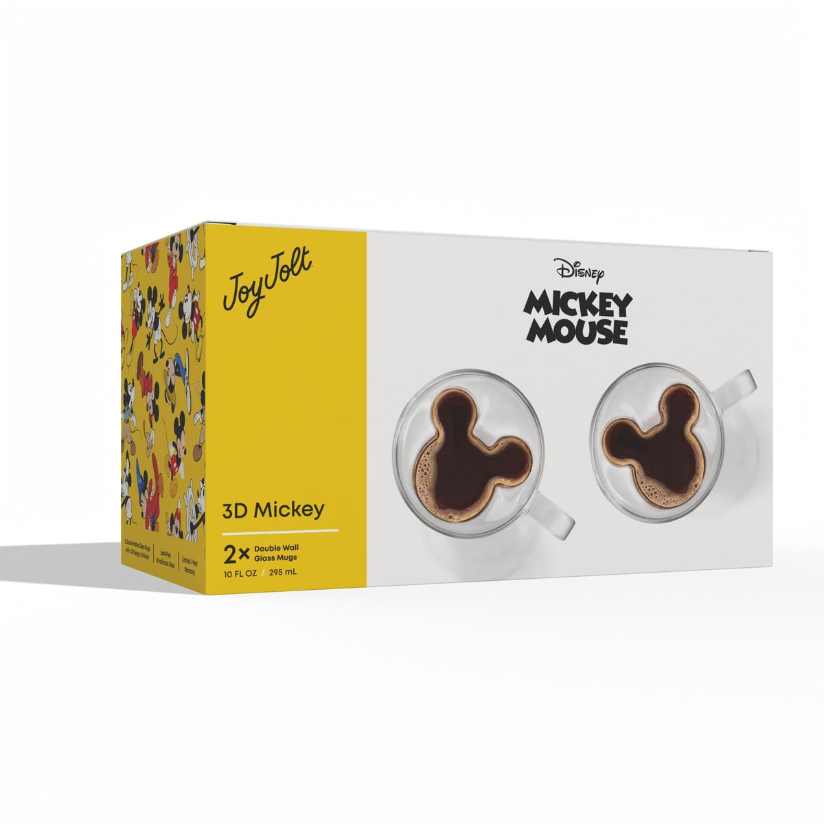 JoyJolt Disney Mickey 3D set suits daily coffee rituals