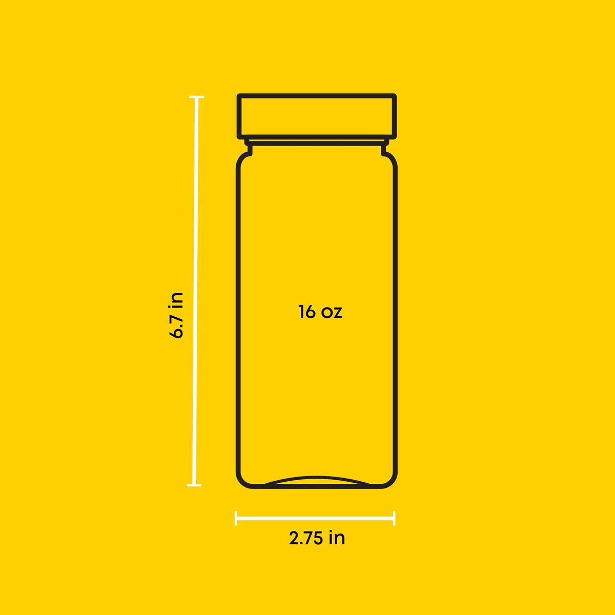 JoyJolt glass juice bottle set of 8 keeps drinks organized in the fridge.