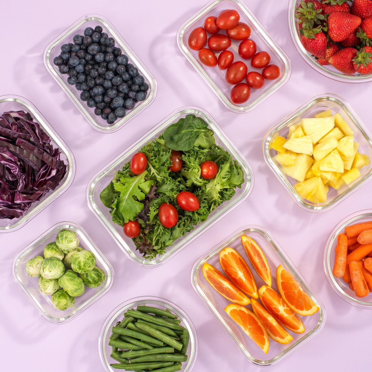 JoyJolt round 21oz container with airtight seal for easy meal prep