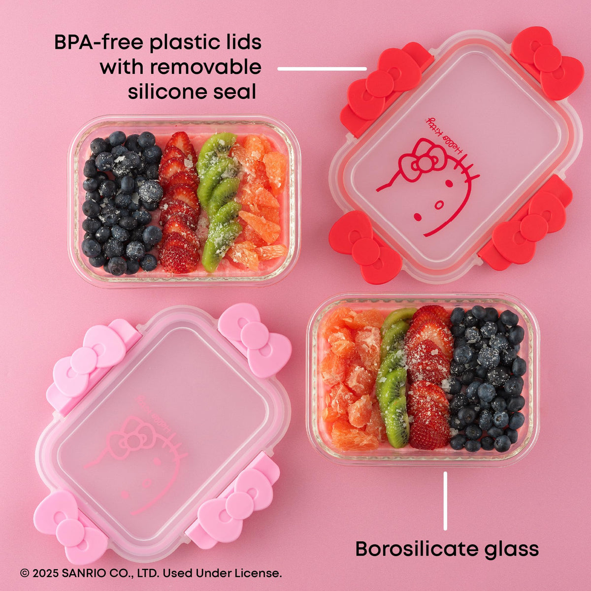 Two-pack set is ideal for daily meal prep and snacks.