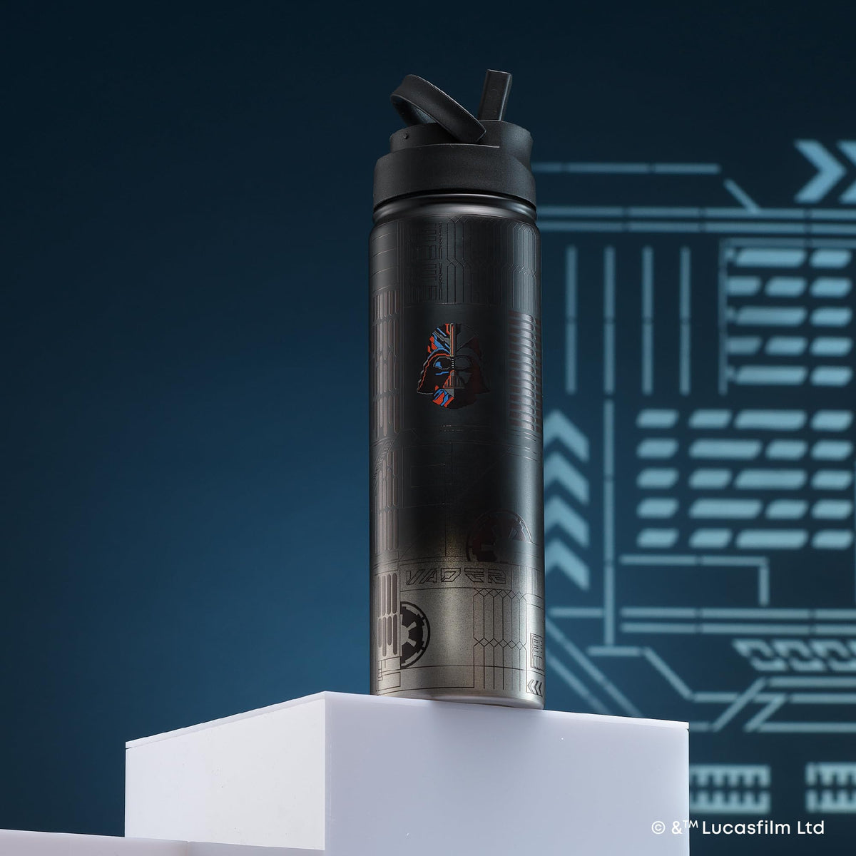 JoyJolt slim, cupholder-friendly bottle fits bags and car cupholders.