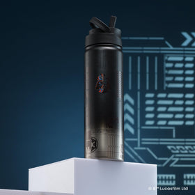 JoyJolt slim, cupholder-friendly bottle fits bags and car cupholders.