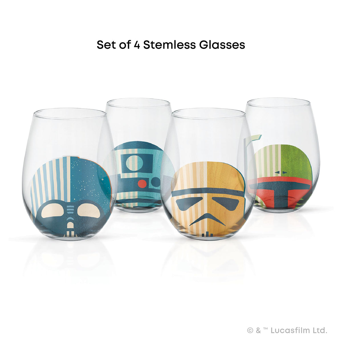 JoyJolt 19oz stemless tumbler suitable for big drinks and casual gatherings.