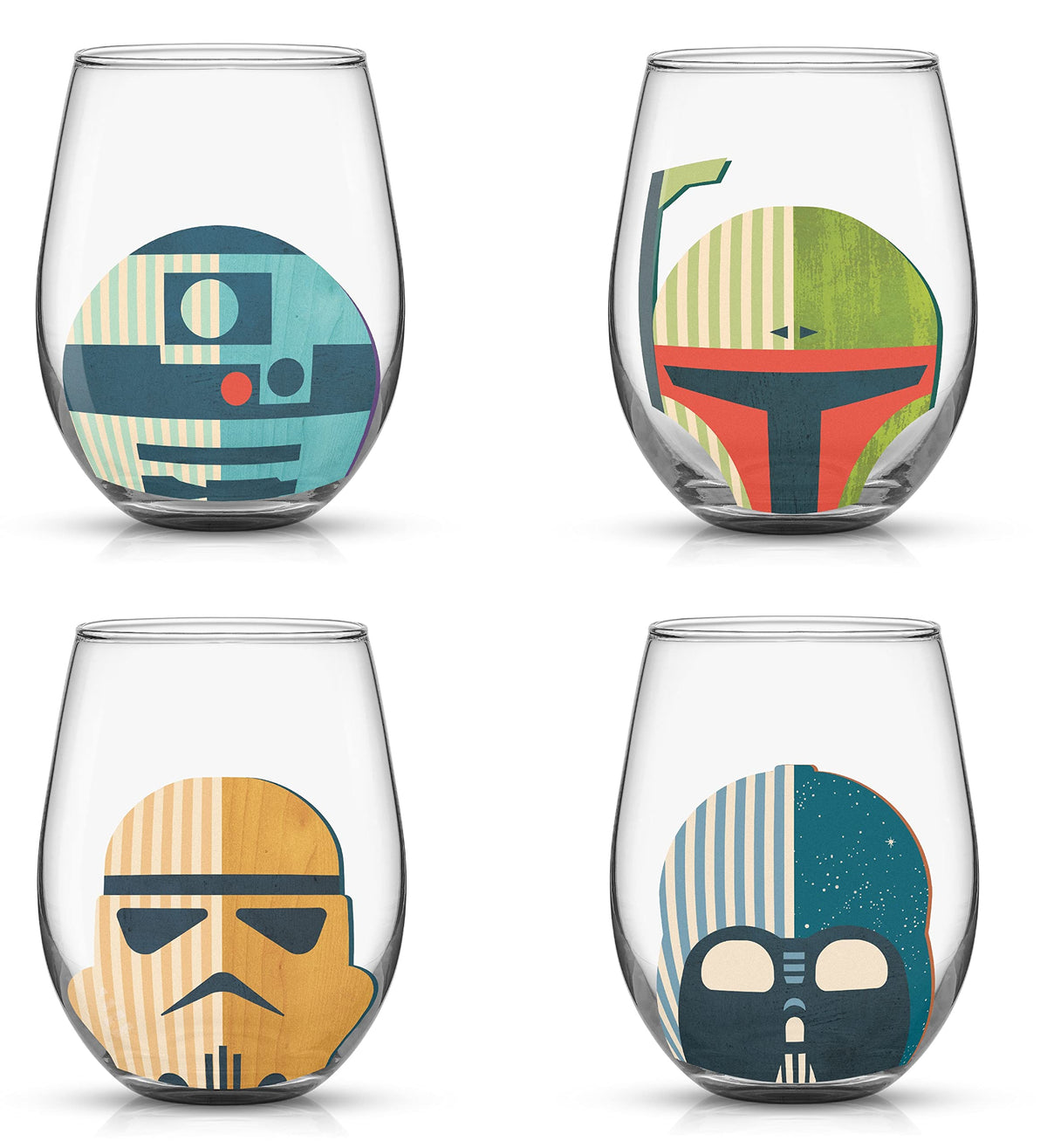 JoyJolt Star Wars Helmet Hues Darth Vader tumbler, durable everyday drinkware for fans.
