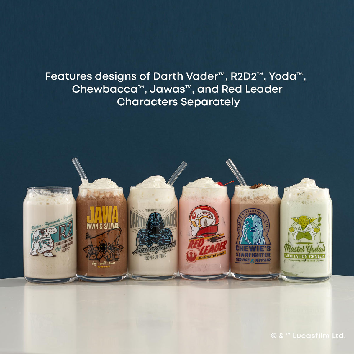 JoyJolt Jawa glass for collectible Star Wars drinkware