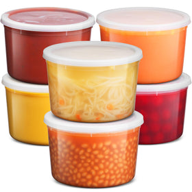 JoyServe half-gallon size stores large batches like soups and stews.