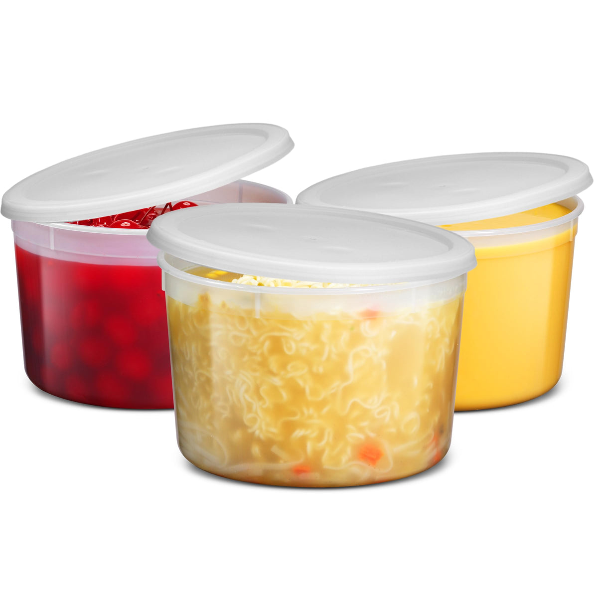JoyServe leak-proof lids prevent spills in fridge and on-the-go.