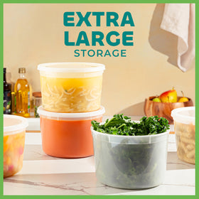 JoyServe stackable design saves space in compact kitchens and cars.