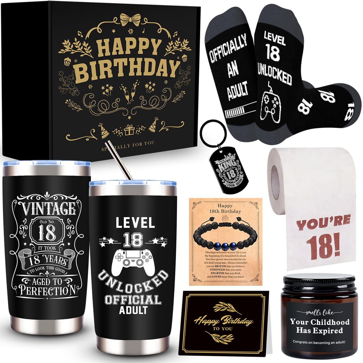 JTAMOHI 20 oz tumbler with Level 18 Unlocked for daily coffee on the go
