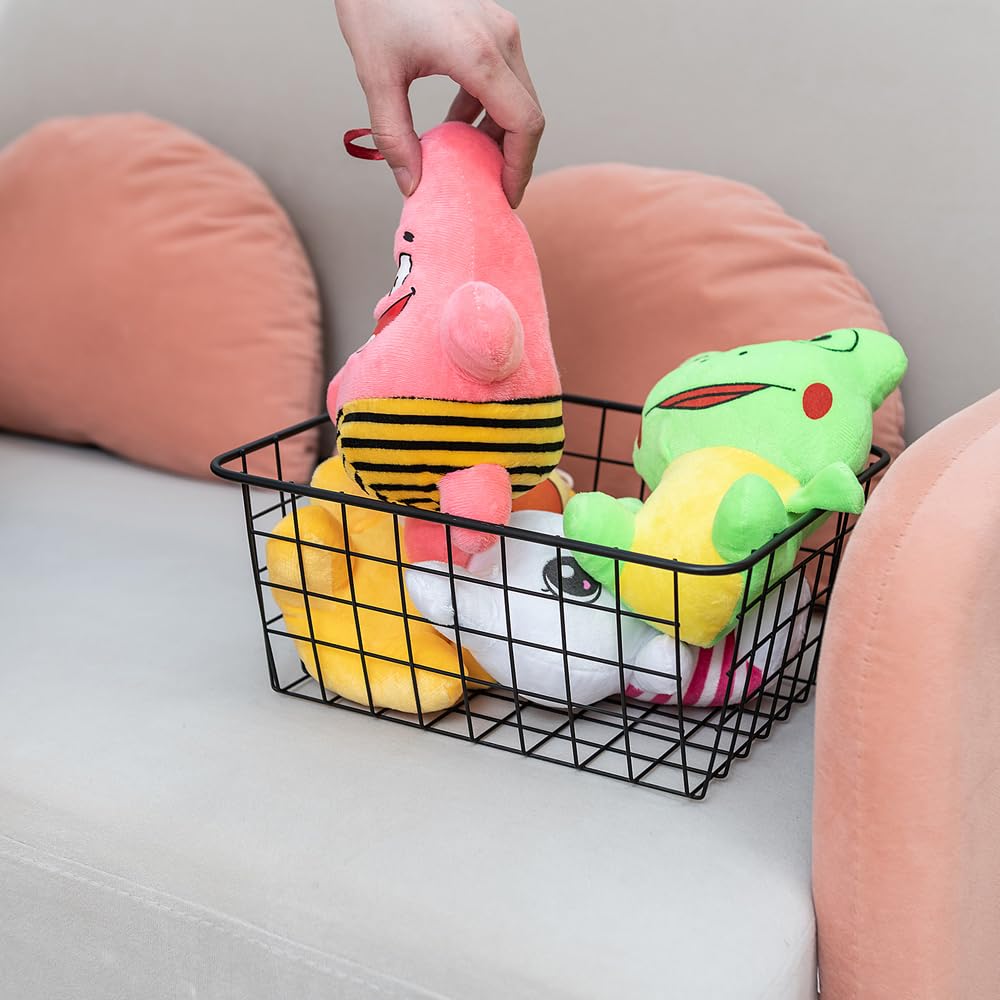 JUNCHU CHERRY stack-and-store wire basket for versatile home storage