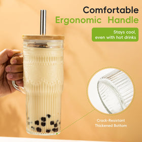 JunVpic bamboo lid and plastic lid options for flexible sealing