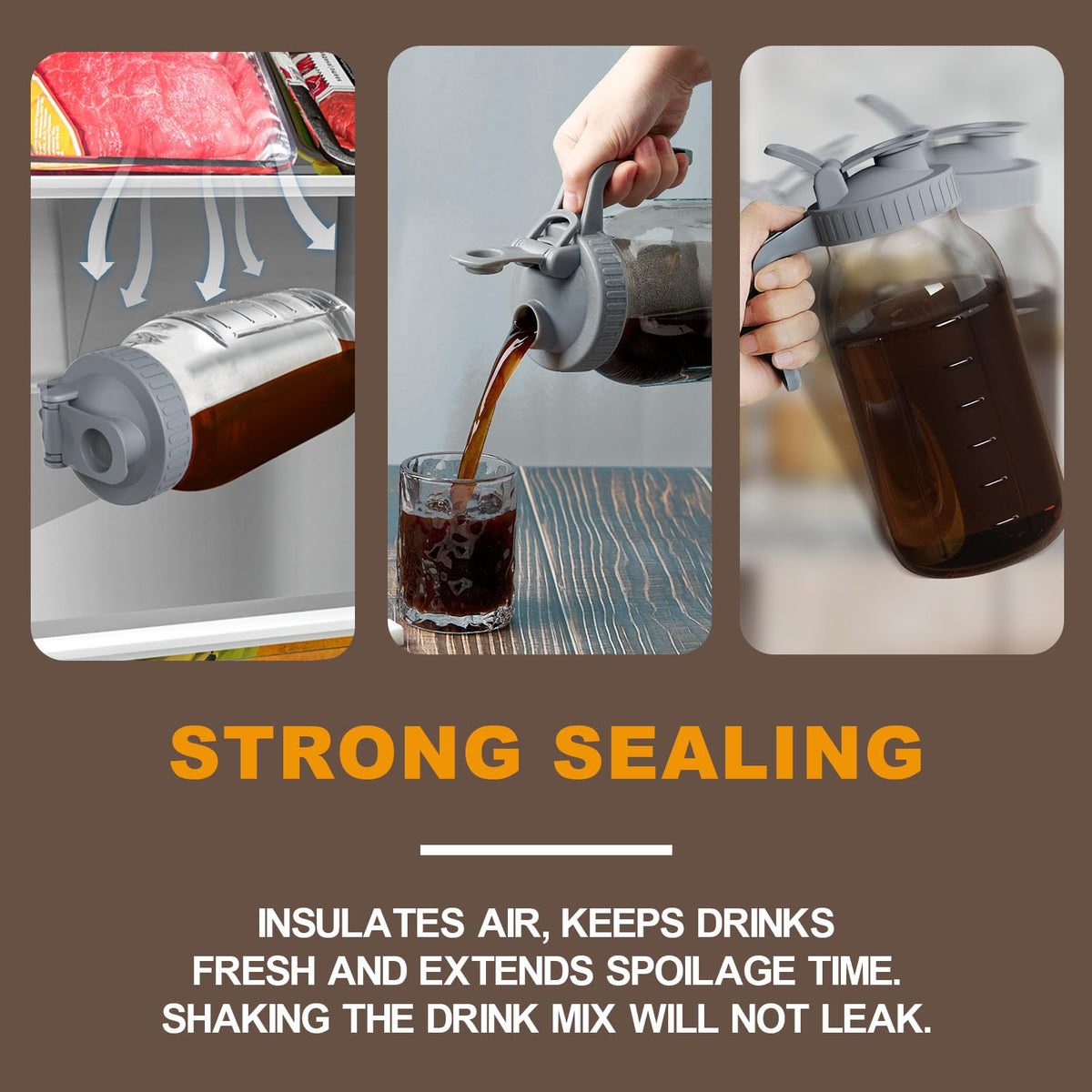 JunVpic BPA-free safety glass preserves flavor and peace of mind.