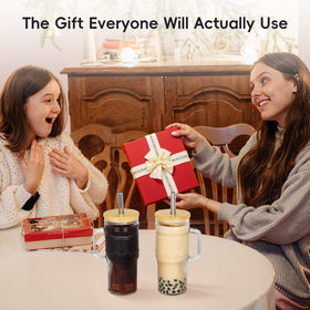 JunVpic gift-ready boho tumbler set for birthdays or holidays