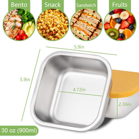 JUSTASHOW meal prep container stacks neatly to save fridge and cabinet space