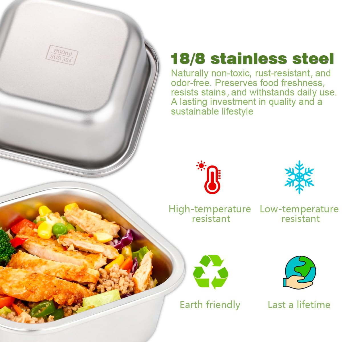 JUSTASHOW silicone lids in vibrant colors provide secure seals.