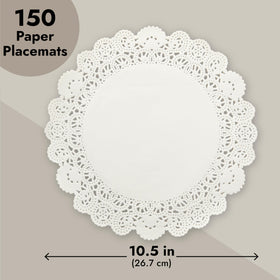 Juvale white 150-pack packaging shown for easy stocking and event prep.