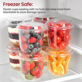 Jycnolm parfait yogurt pudding cups 12oz suitable for parties.