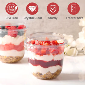 Jycnolm stackable cups offer easy storage and quick party prep.