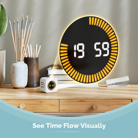 KADAMS timer in Silent Mode for quiet studying and work environments.
