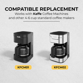 Kaffè Universal 5-Cup Glass Carafe dishwasher-safe design for quick cleanup