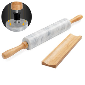 KAFOOR rolling pin cradle for stylish display and safe storage