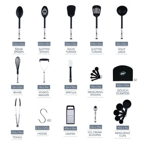 Kaluns solid spoon and slotted spoon ready for stirring and serving