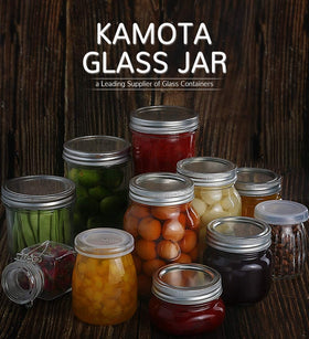KAMOTA jar ideal for gifting homemade foods or beauty products.